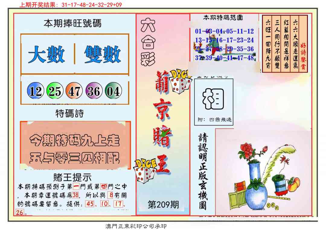 209期葡京赌王彩[图]