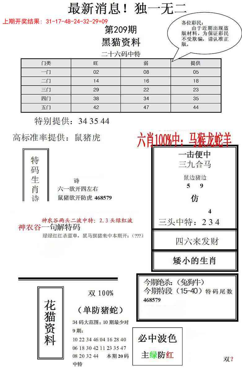 209期独一无二(正)[图]