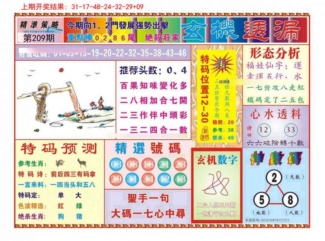 209期玄机透漏[图]