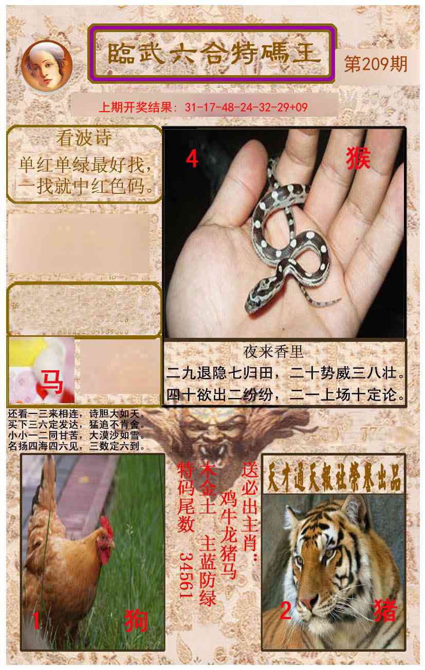 209期临武六合特码王[图]