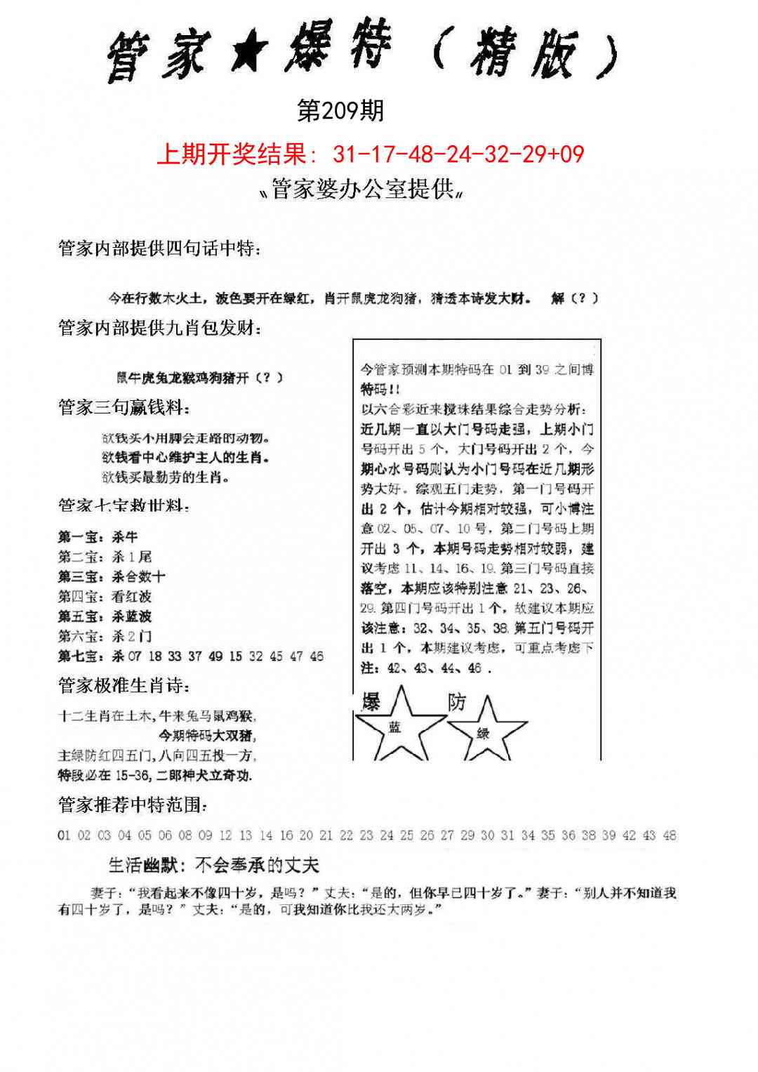 209期管家爆特精版[图]