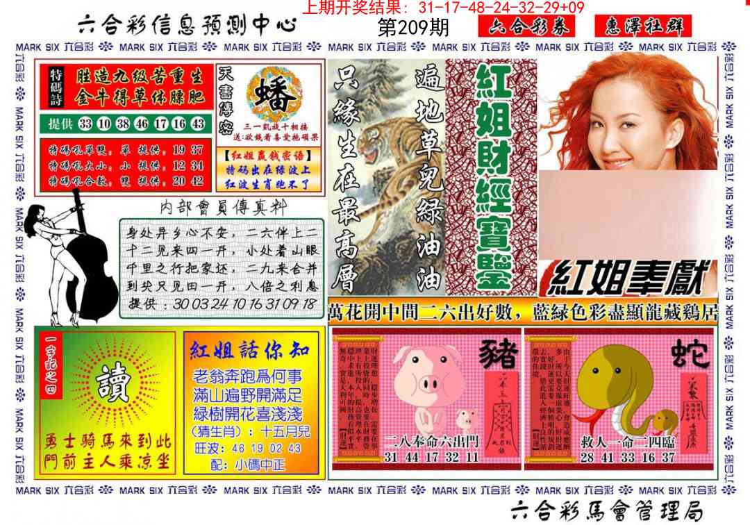 209期红姐财经宝鉴[图]