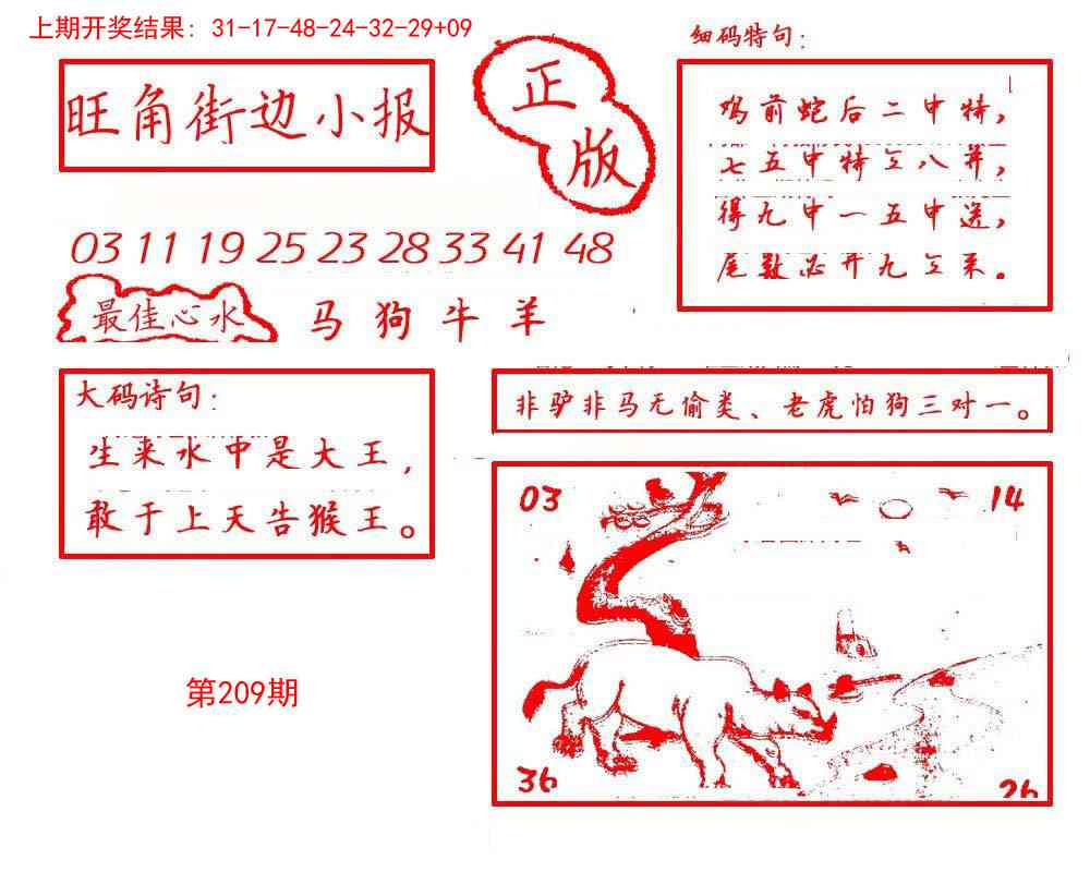 209期旺角街边小报[图]