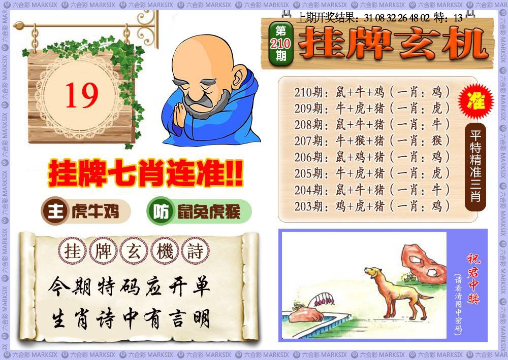 210期挂牌玄机[图]