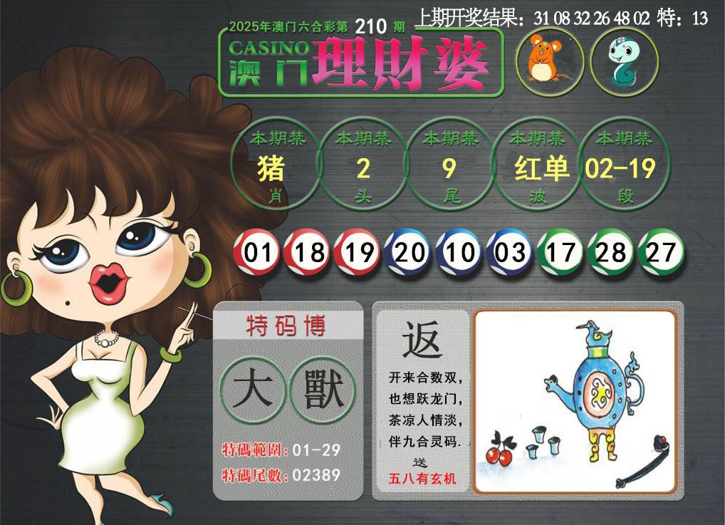 210期澳门理财婆[图]