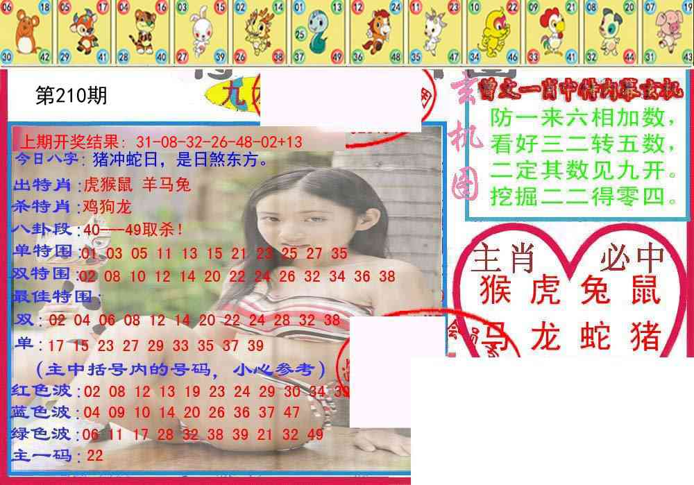 210期特码生肖图[图]