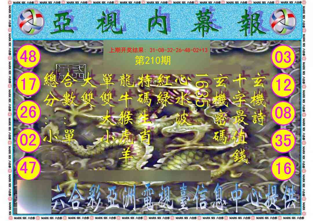 210期亚视内幕报[图]