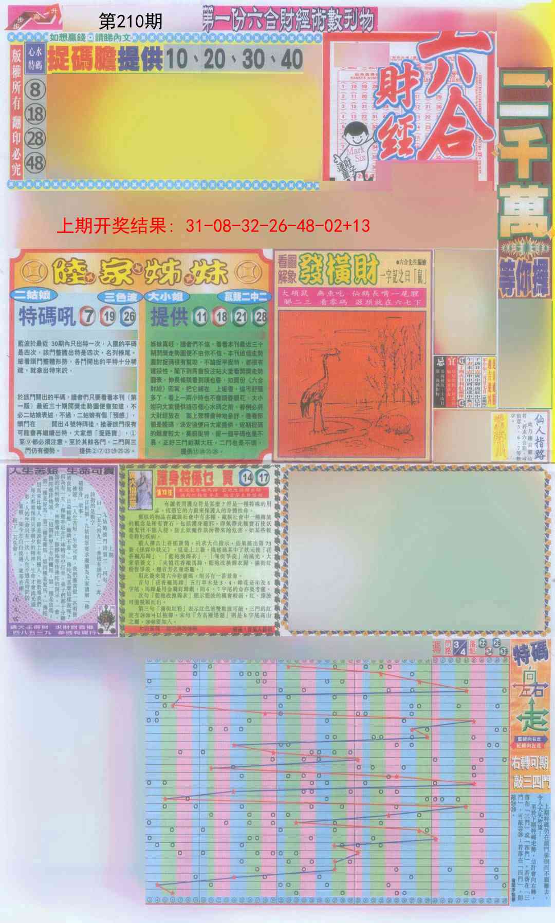 210期六合财经A加大版[图]