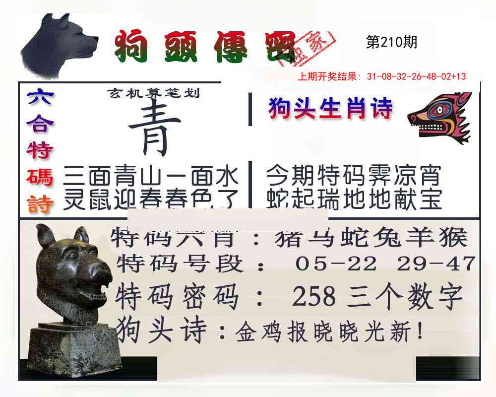 210期狗头传密[图]