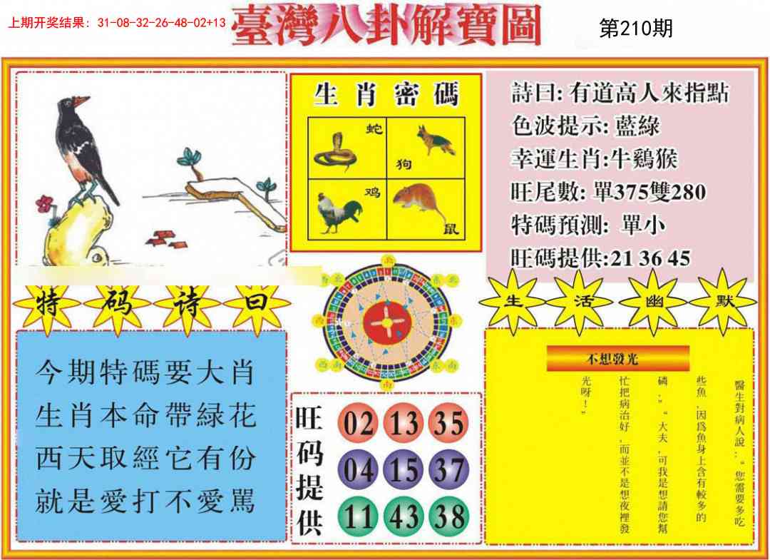 210期台湾八卦解宝图[图]