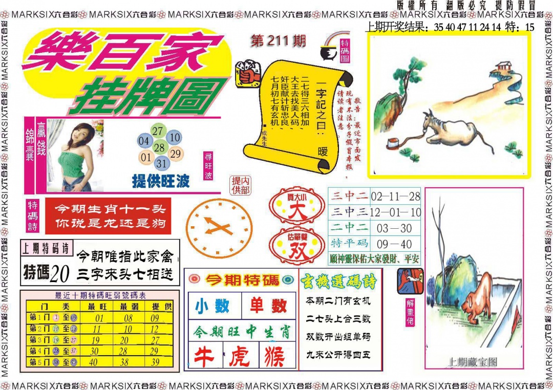 211期乐百家挂牌图[图]