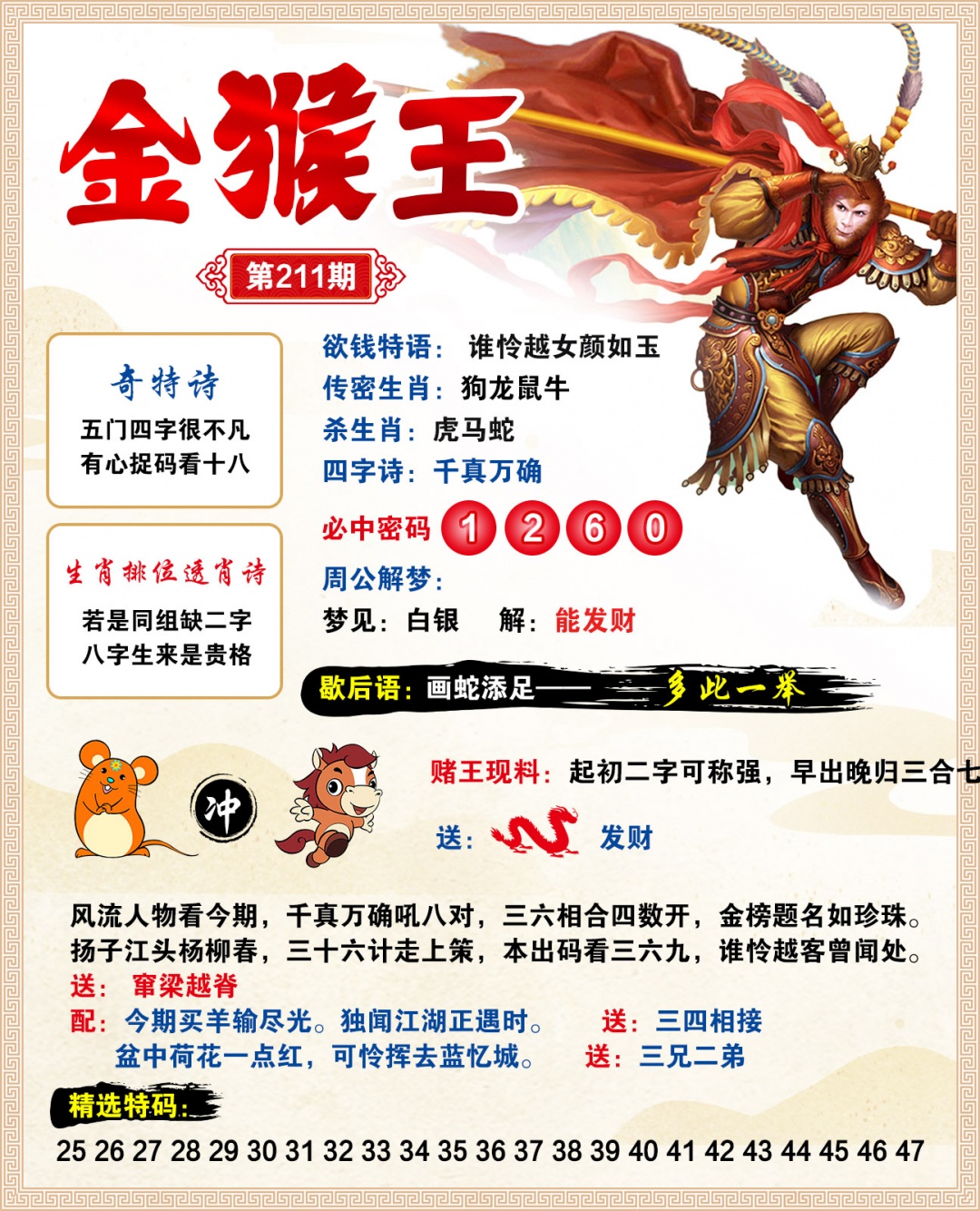 211期金猴王[图]