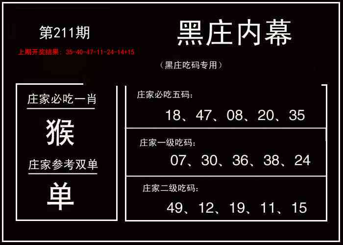 211期黑庄内幕[图]