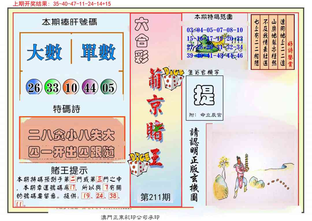 211期葡京赌王彩[图]