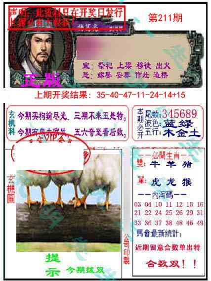 211期正版孔明报[图]