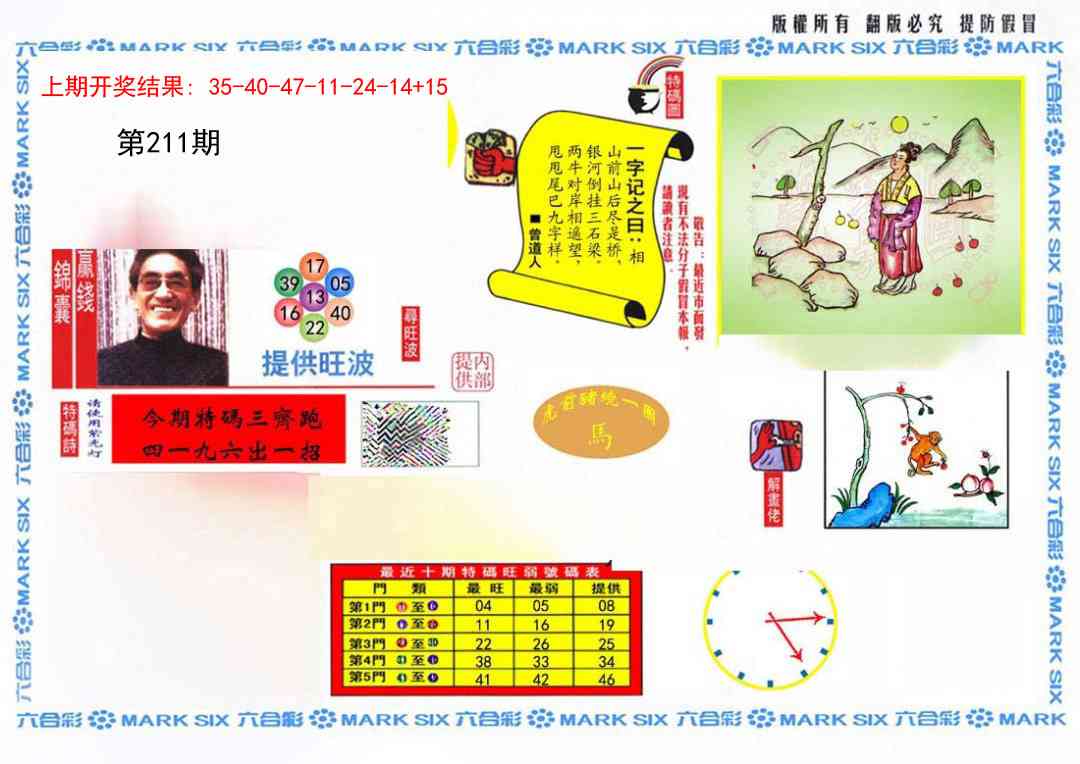 211期心水特码(信封)[图]