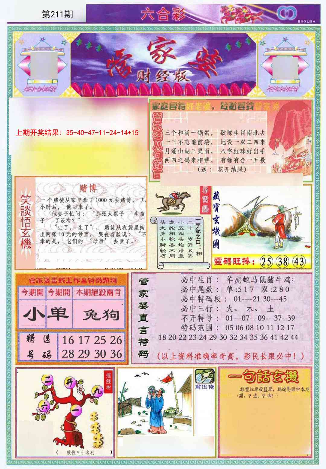 211期管家婆财经版[图]