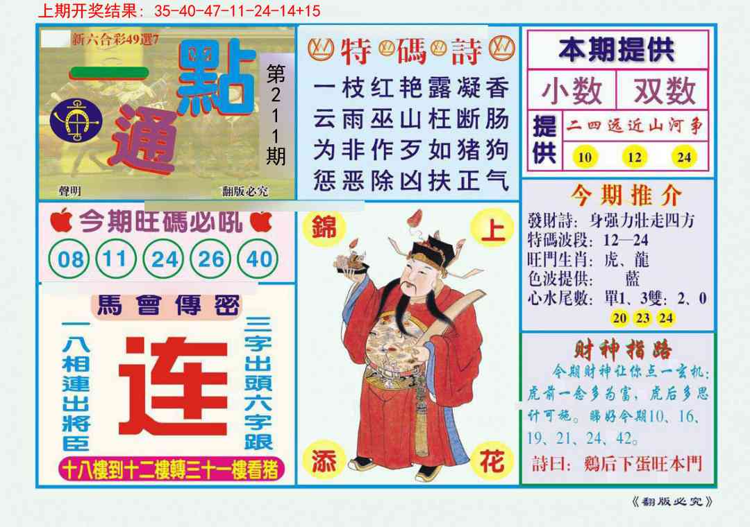 211期一点通[图]