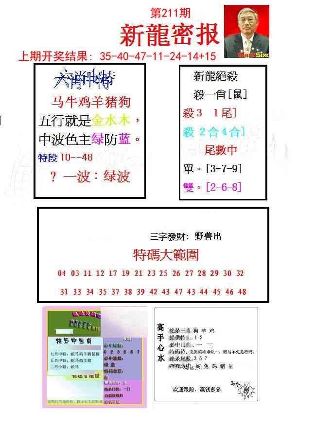 211期新龙密报[图]