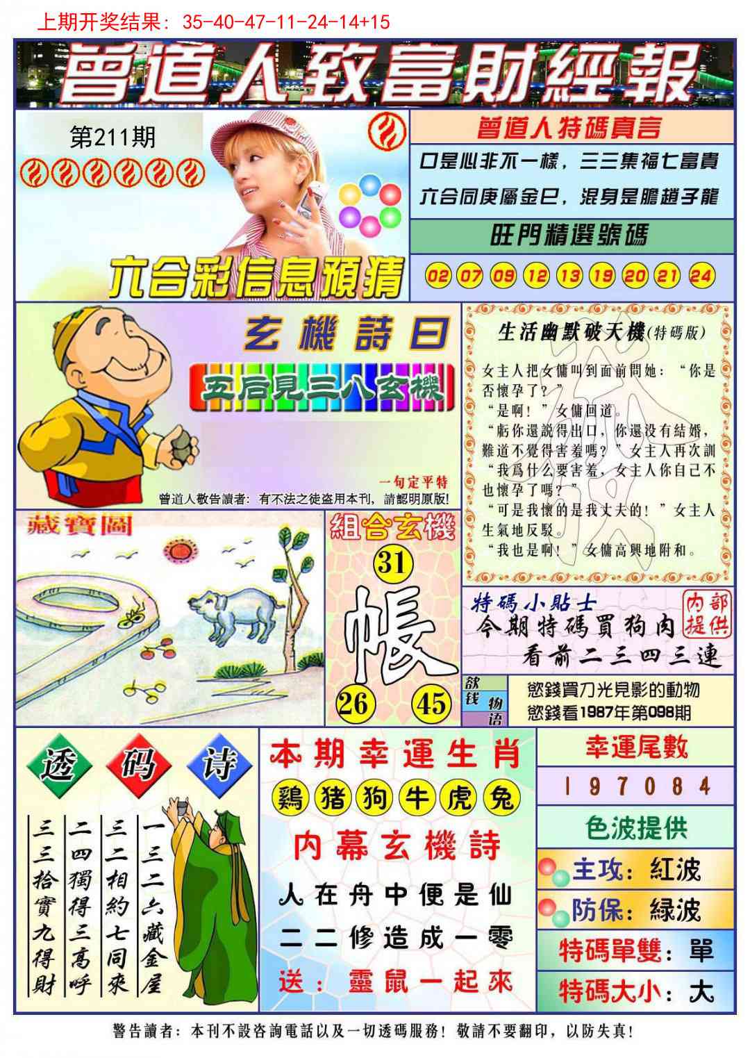 211期曾道人致福财经[图]