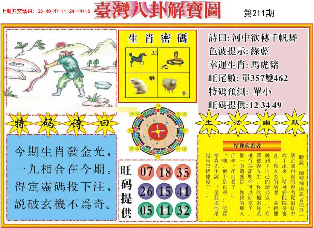 211期台湾八卦解宝图[图]