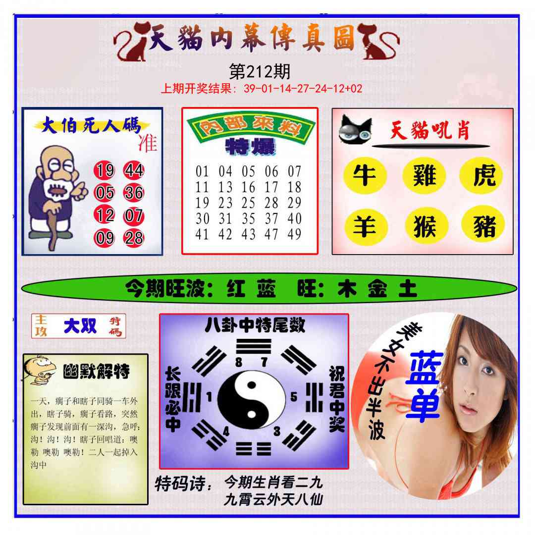 212期内幕传真图[图]