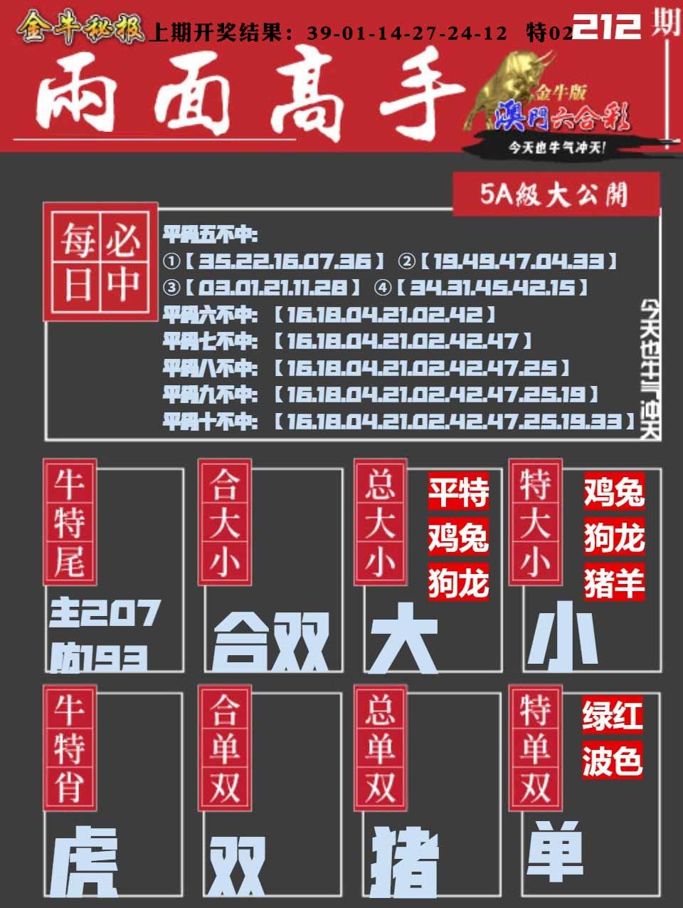 212期金牛两面高手[图]
