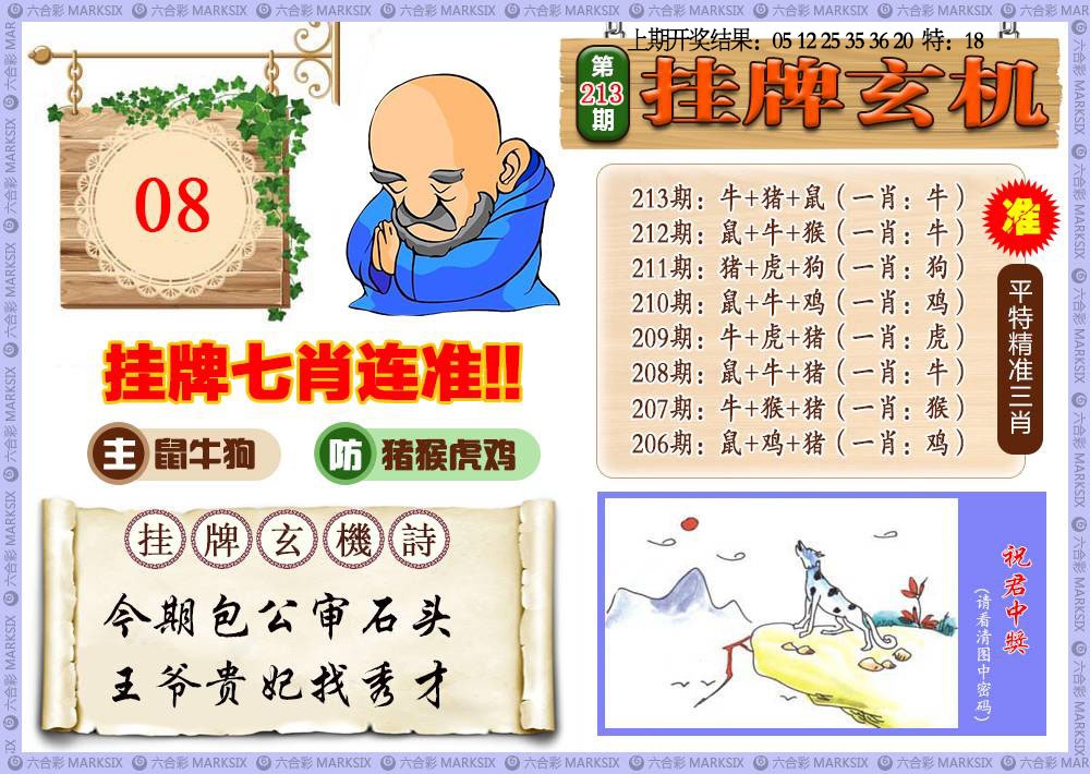 213期挂牌玄机[图]