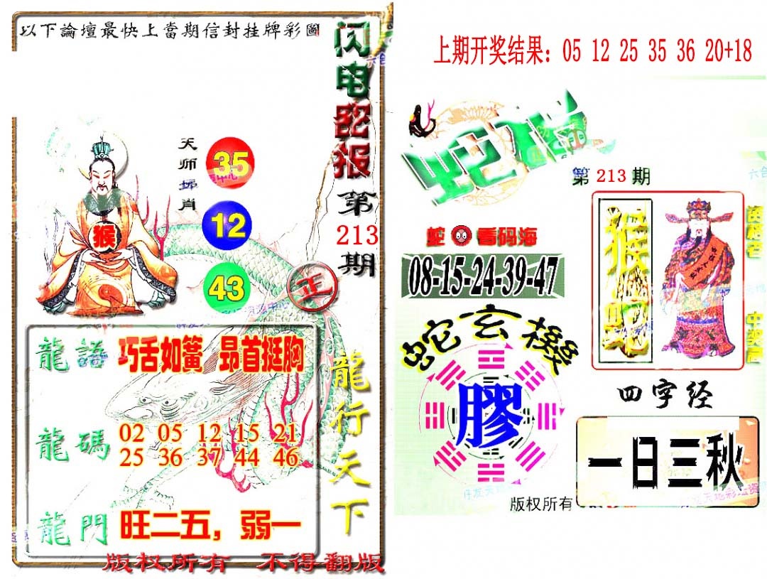 213期蛇报闪电版[图]