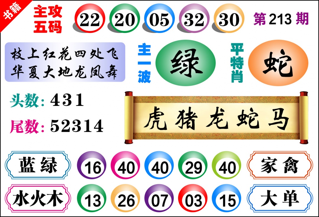 213期澳门主攻五码[图]