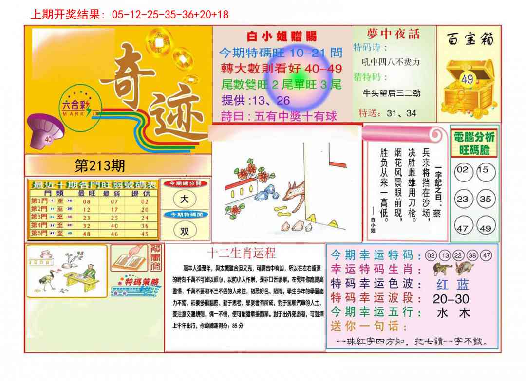 213期九龍奇迹A(推荐)[图]