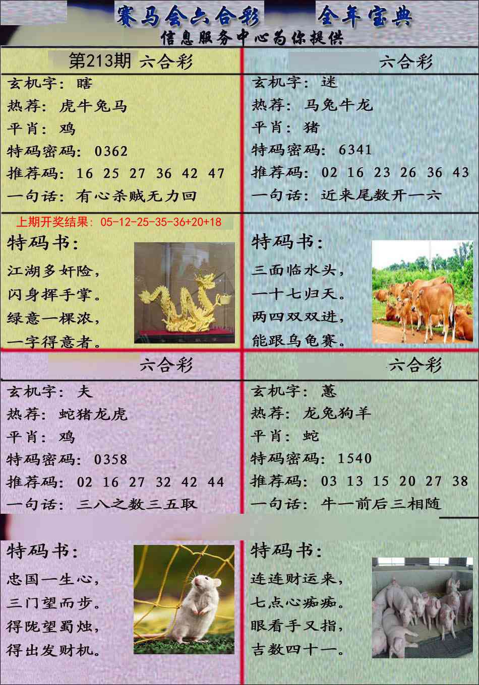 213期宝典报[图]