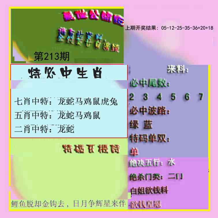 213期波肖门尾最佳公开版[图]