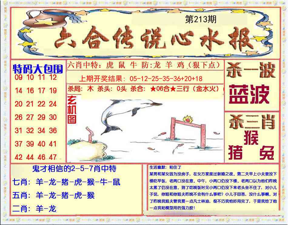 213期六合传说(心水版)[图]