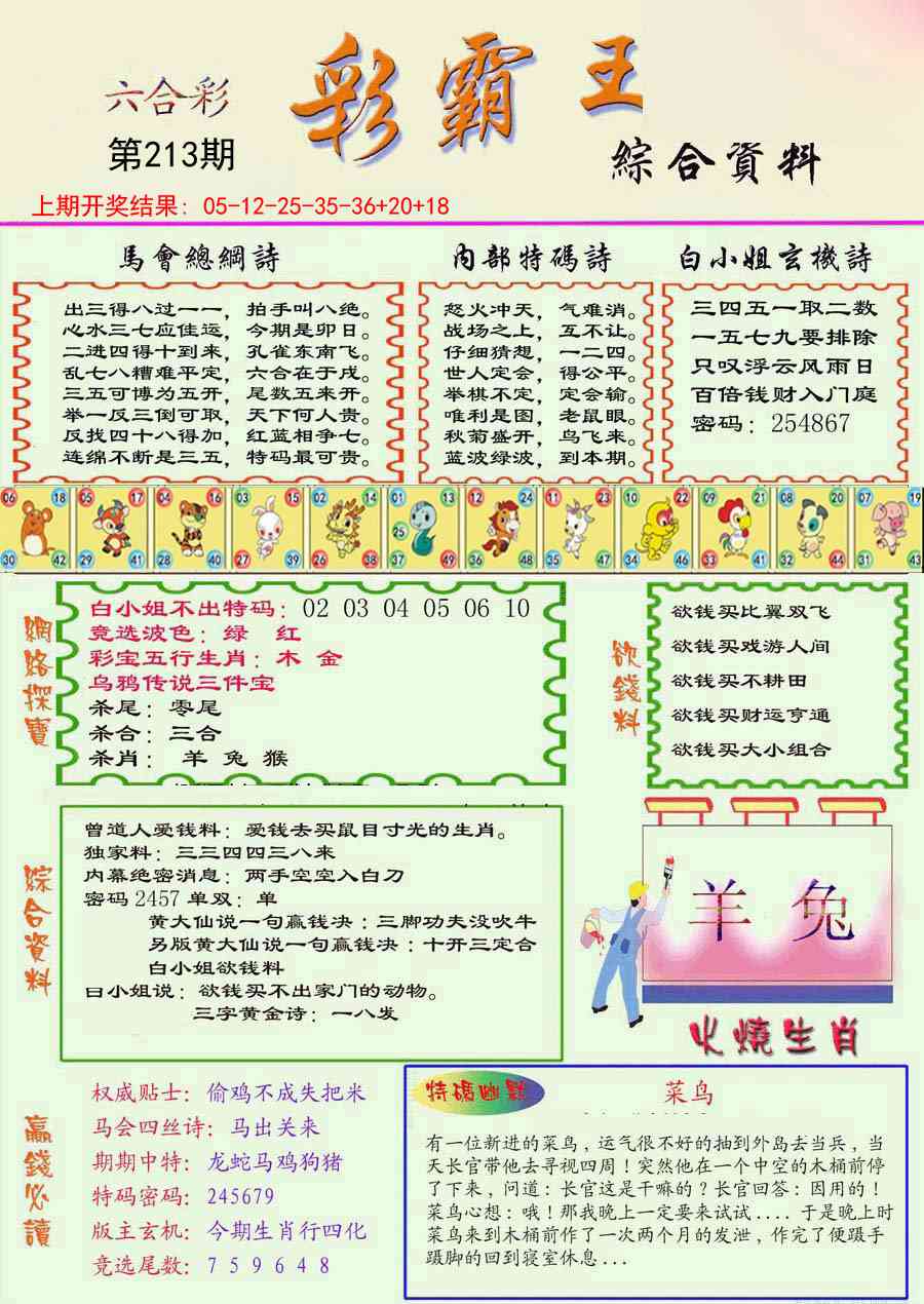 213期精装彩霸王彩[图]