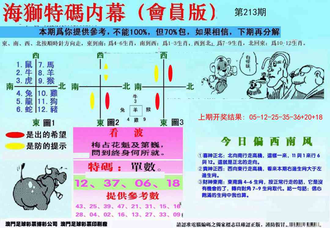 213期另版海狮特码内幕报[图]