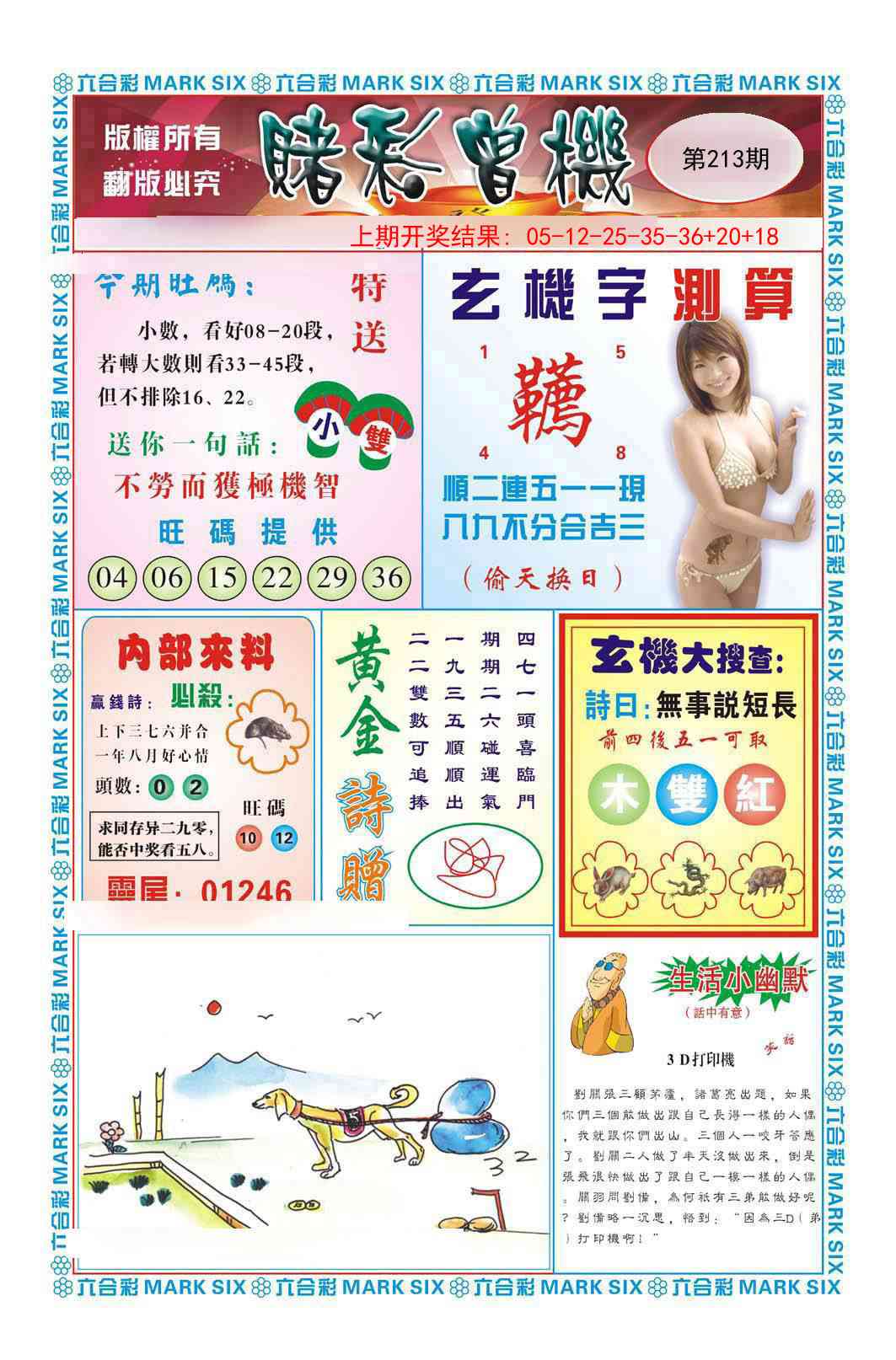 213期赌彩曾机[图]