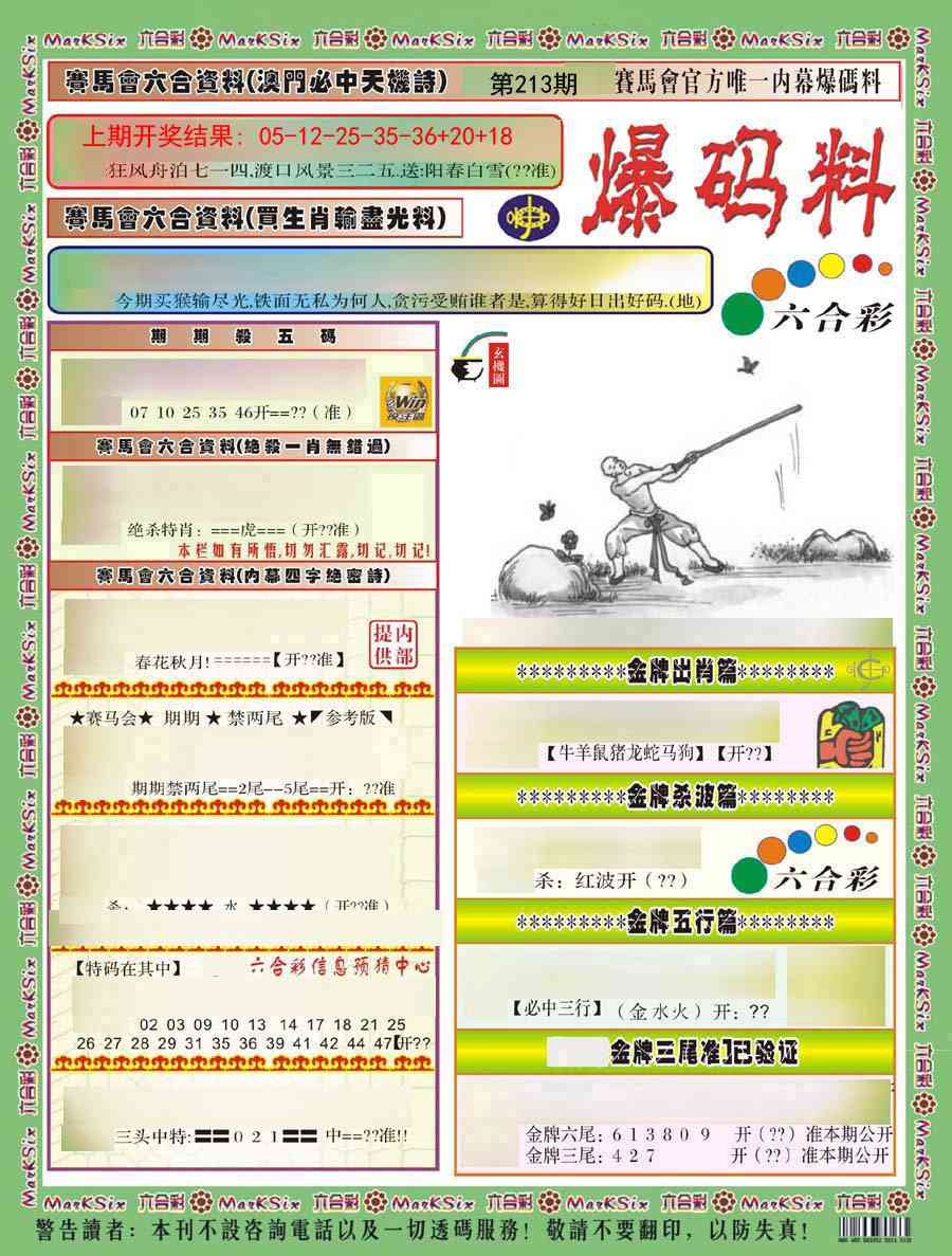 213期爆码料A)[图]