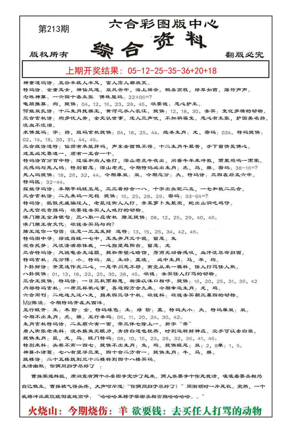 213期内部综合资料[图]