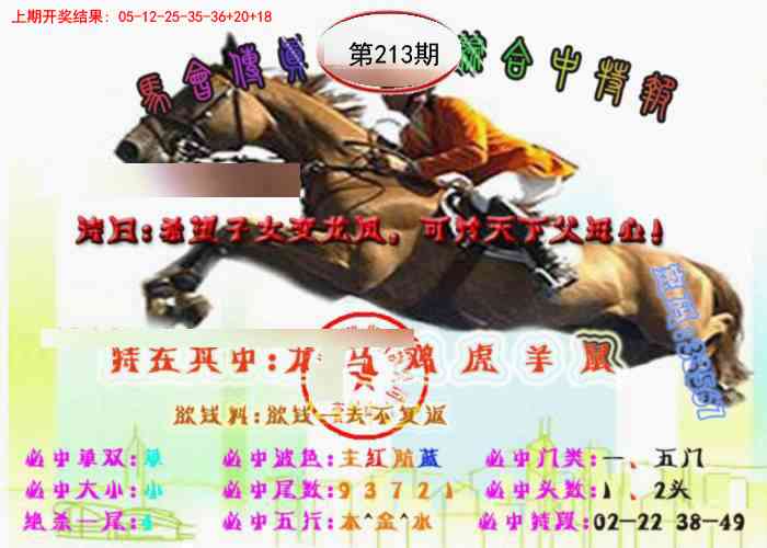 213期马会传真-综合报[图]