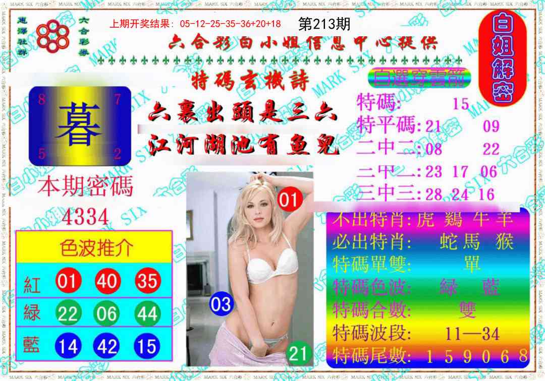 213期白姐解密《另版》[图]