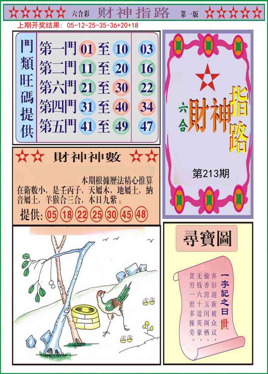 213期财神指路A[图]