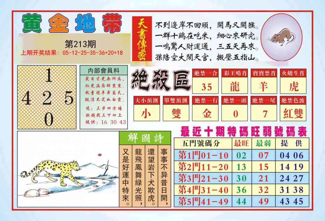 213期黄金地带[图]