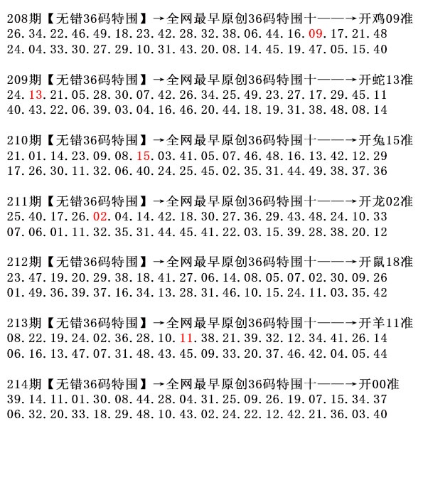 214期36码特围[图]