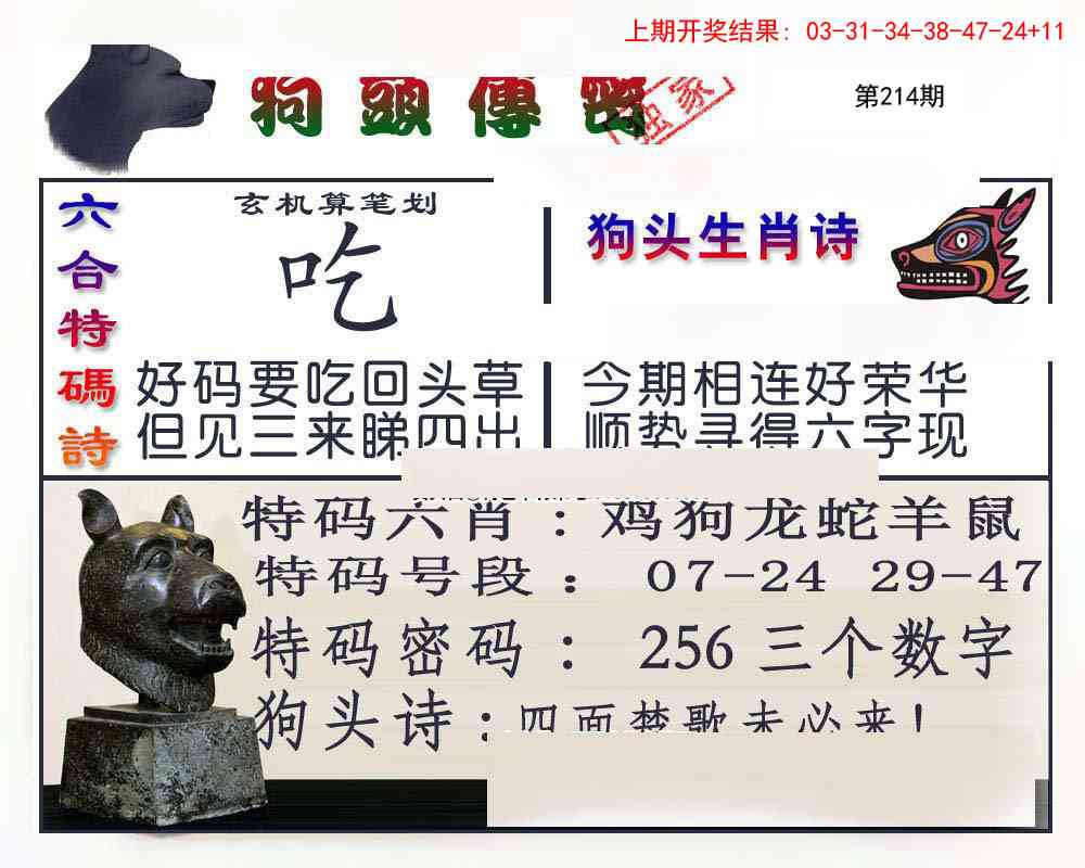 214期狗头传密[图]