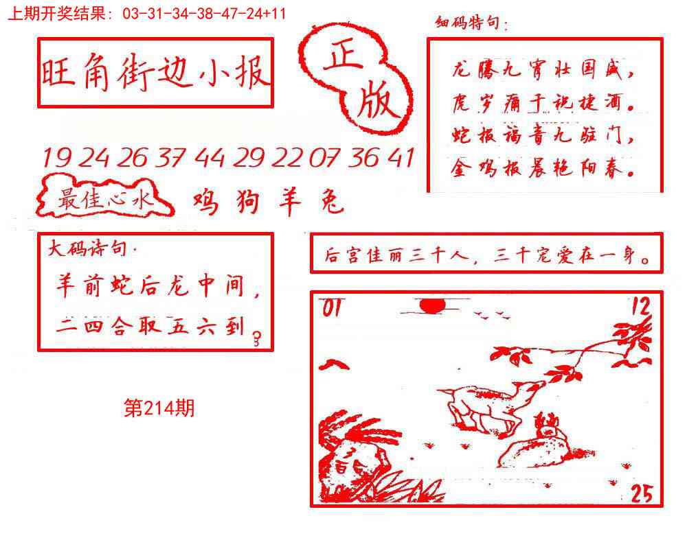214期旺角街边小报[图]