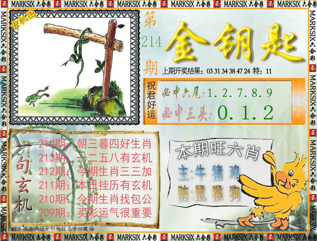214期金钥匙[图]