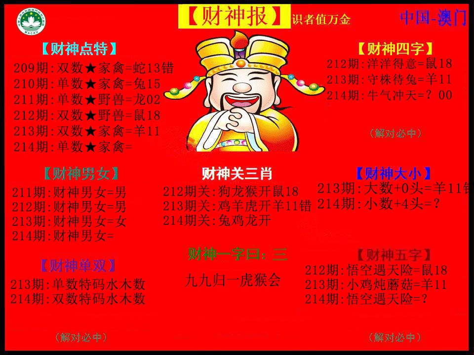 214期红财神[图]