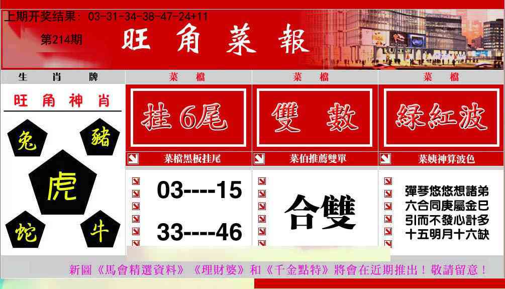 214期旺角菜报[图]