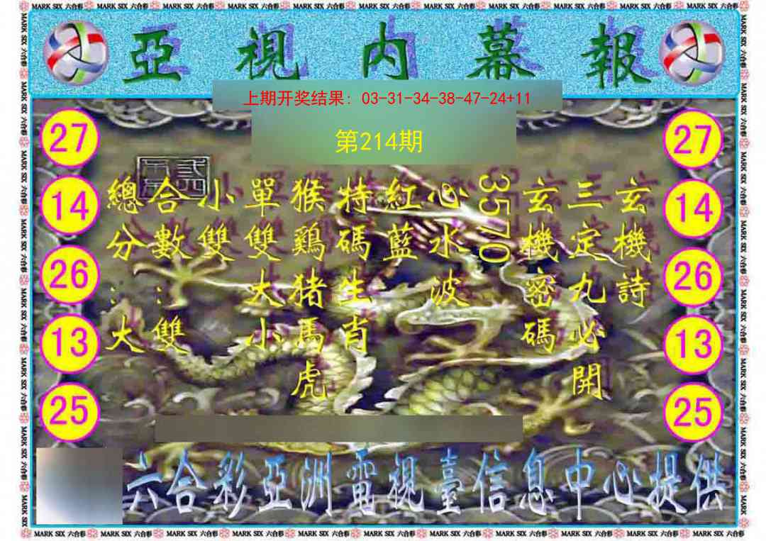 214期亚视内幕报[图]